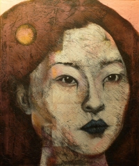 &quot;Blue Lips&quot;. Olio su tela 50  x 60, Ming 2008 (www.fabiomingarelli.it) 