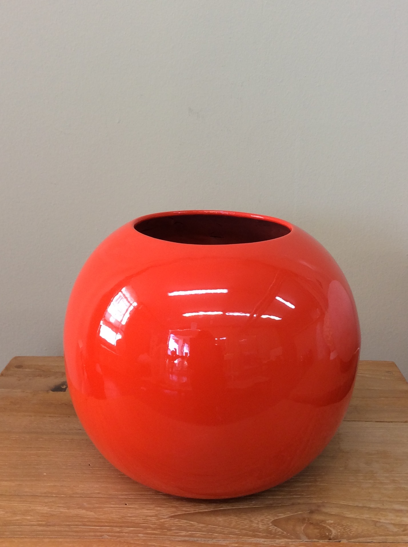 VASO BOULE D25 ORANGE